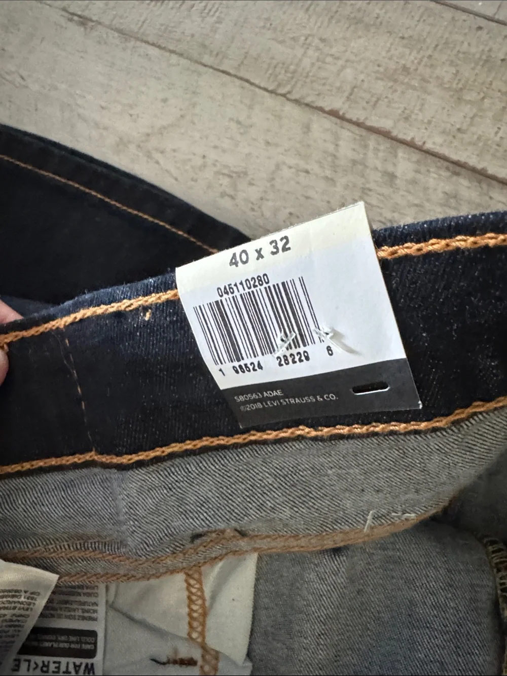 Levi's Men's Slim Dark Indigo Jeans